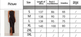 Women Solid Color Sexy Halter Split Medium and Long Sleeveless Dress