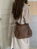Women Vintage Tote Underarm Bag Crossbody Bag