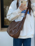 Women Large Capacity Retro Shoulder Bag Tote Bag