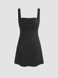 Women's Backless Waist Swing Dress