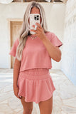 Short-sleeved Suit Women's Short Skirt Two-piece Set