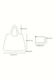 Bluing Large Foldable Christmas Holiday Reusable Oxford Bag