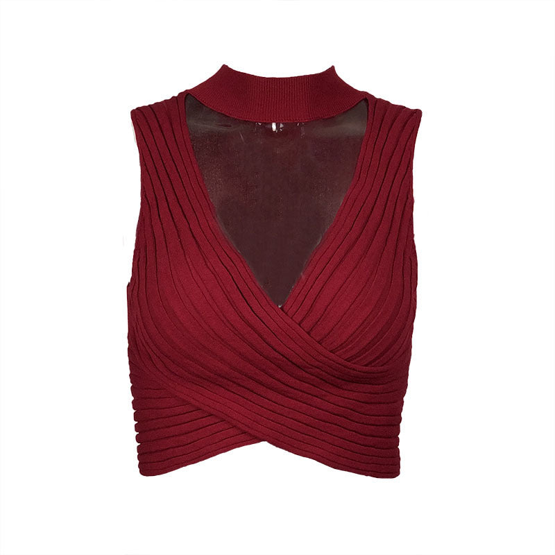 Women's Knitted Top Tank Camisole Vest Top
