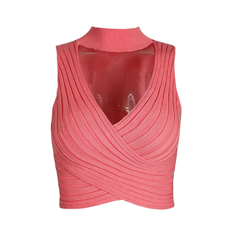 Women's Knitted Top Tank Camisole Vest Top