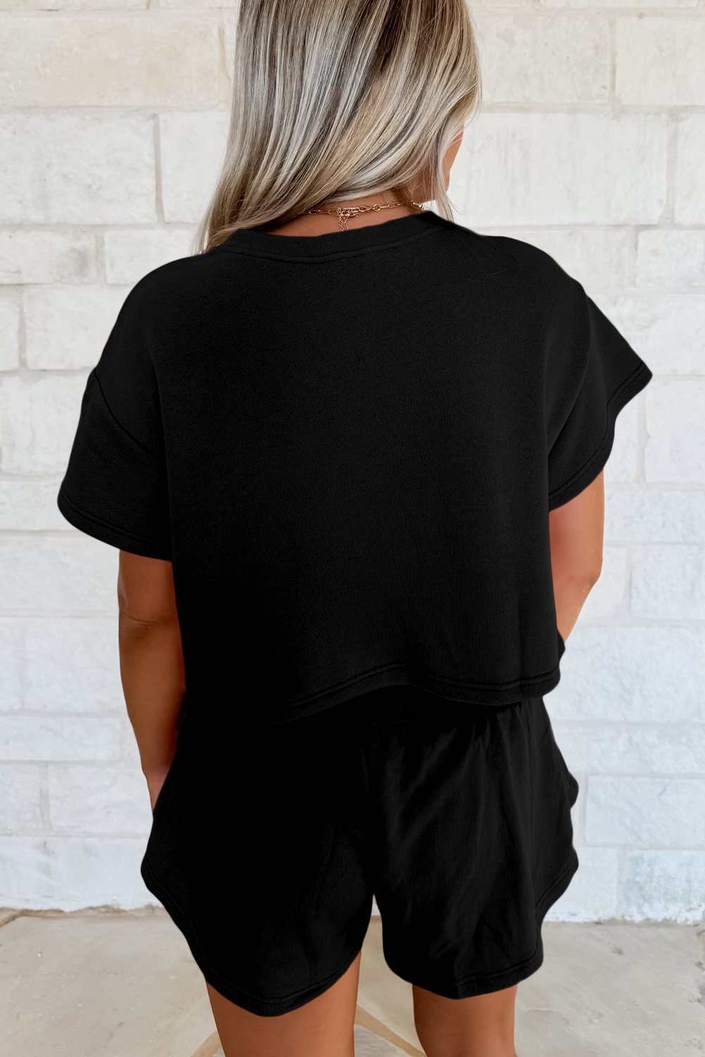 Short-sleeved Suit Women's Short Skirt Two-piece Set