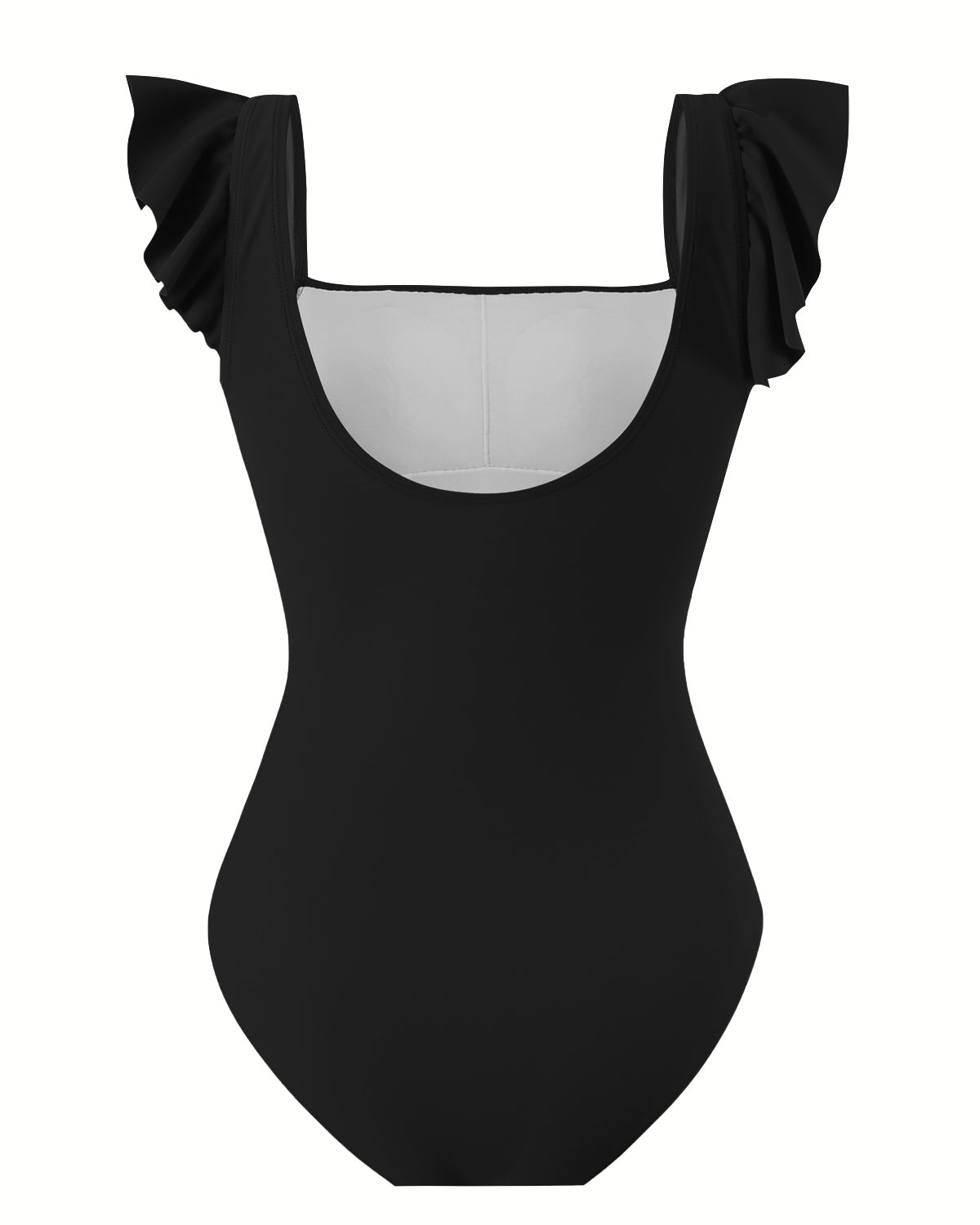 Swimsuit Sexy Removable Cup Ruffle One-Piece Swimsuit