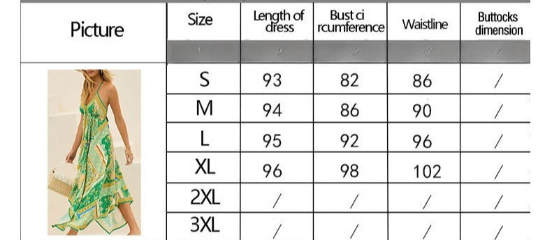 Womens Summer Off-the-shoulder V-neck Print Long Dress Dress