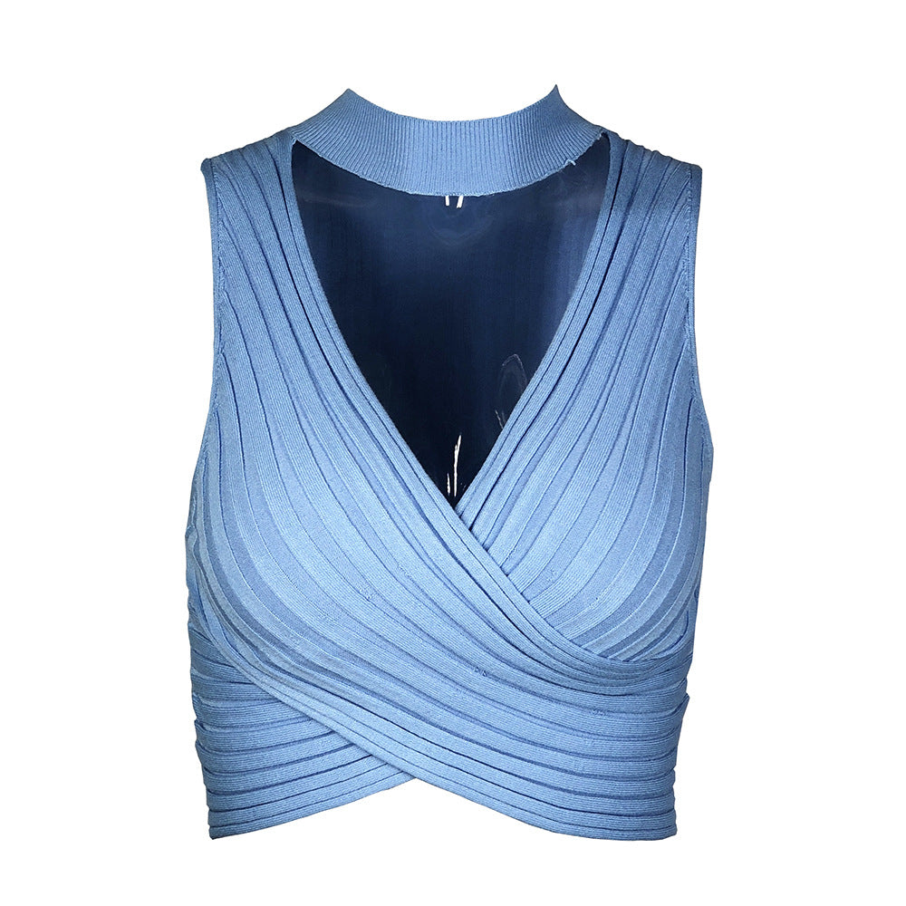 Women's Knitted Top Tank Camisole Vest Top