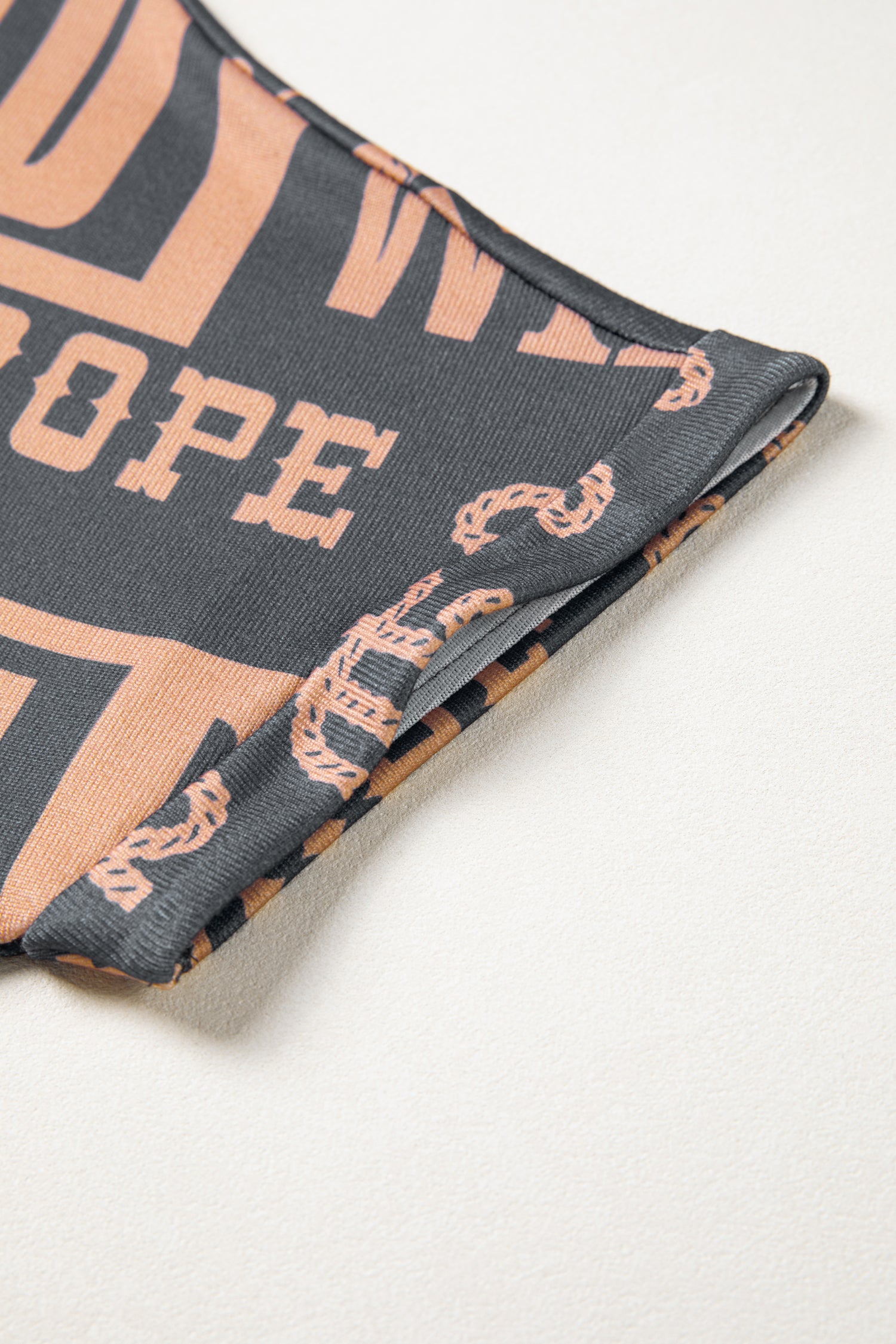 Rose Howdy Cowboy Letter Printed Western Fashion Tee