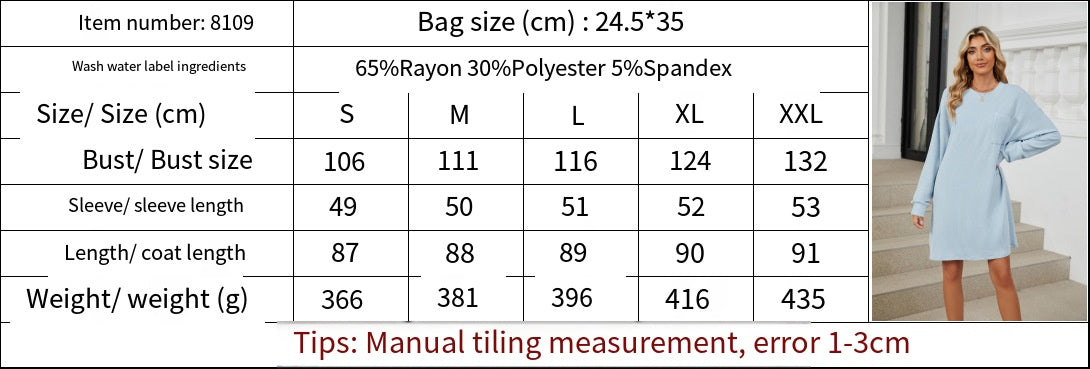 Womens Crewneck Short Sleeve Ribbed Dress