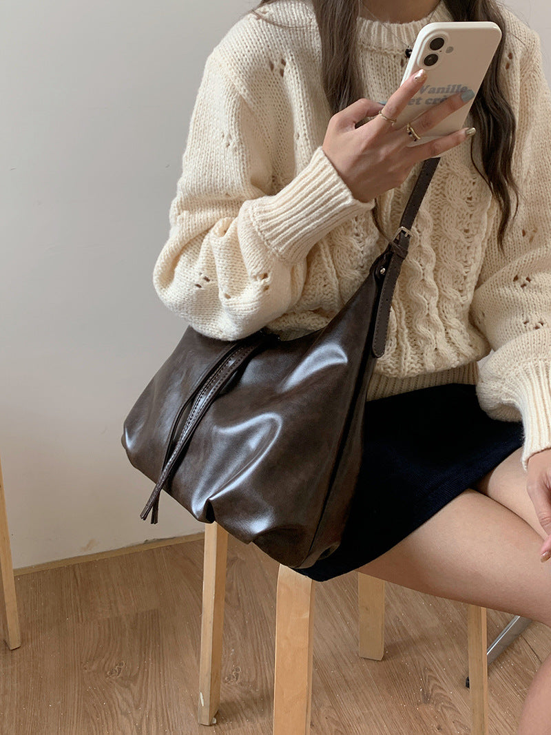 Women Vintage Underarm Bag Tote Crossbody Bag