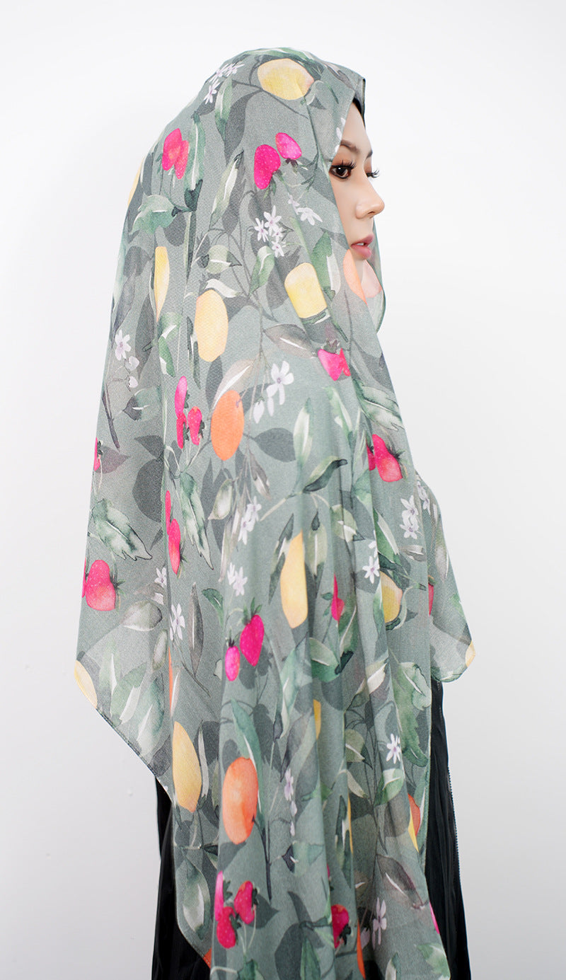 Cotton Headscarf Soft Lightweight and Breathable Daily Fashion Headscarf