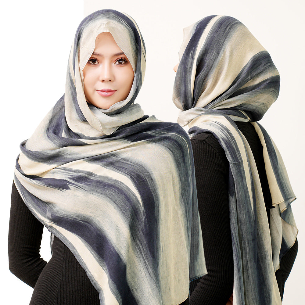 Cotton Headscarf Soft Lightweight and Breathable Daily Fashion Headscarf