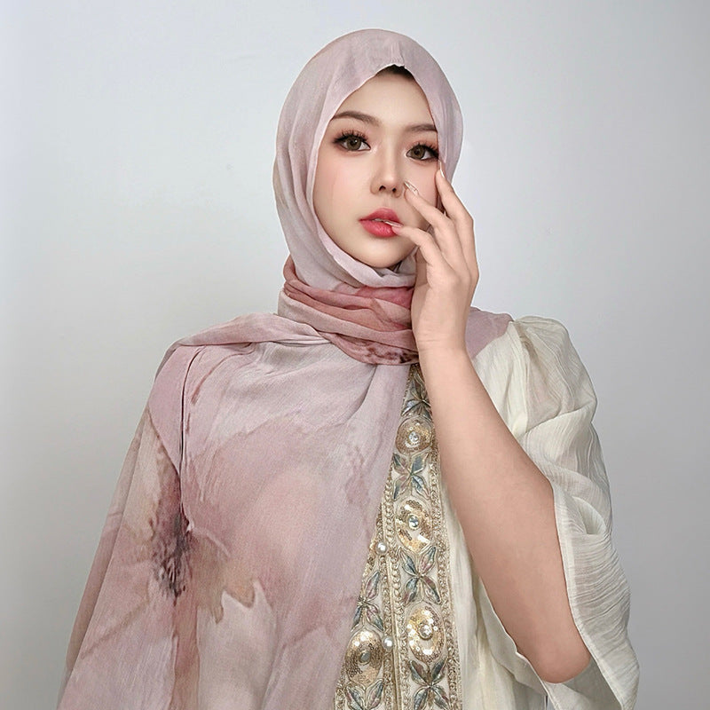 Cotton Headscarf Soft Lightweight and Breathable Daily Fashion Headscarf