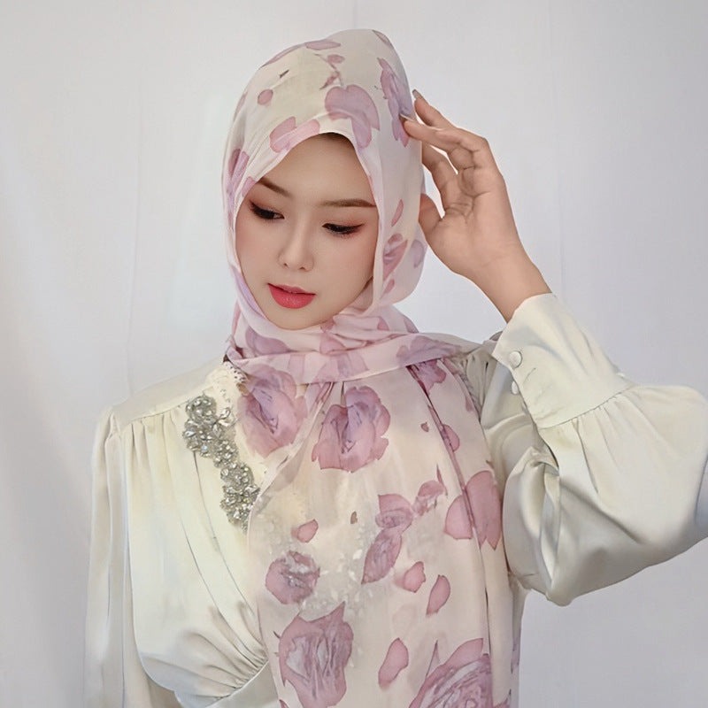 Cotton Headscarf Soft Lightweight and Breathable Daily Fashion Headscarf