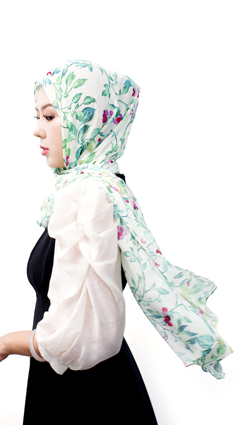Cotton Headscarf Soft Lightweight and Breathable Daily Fashion Headscarf