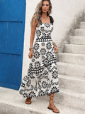 Women Vintage Print Dress