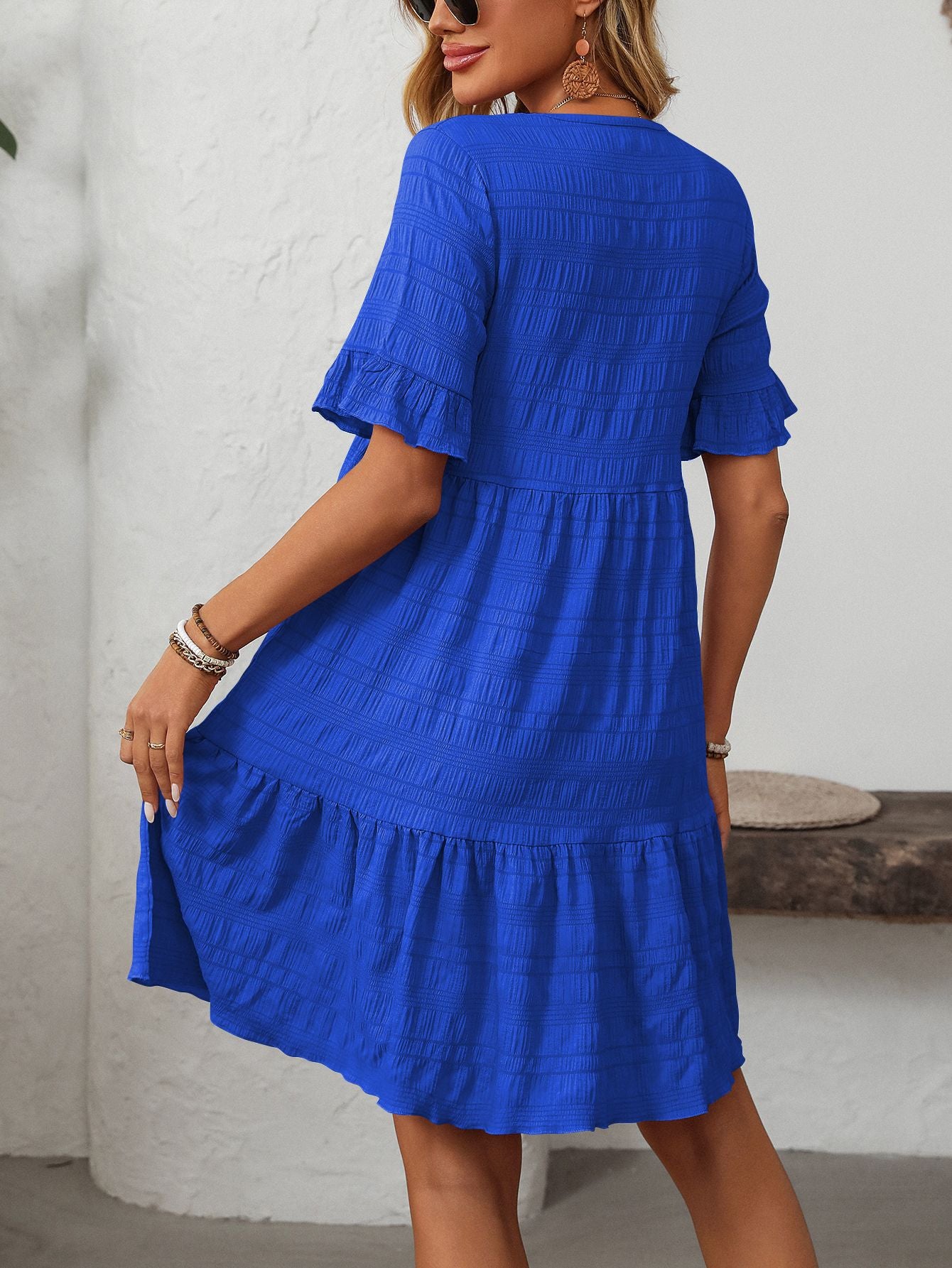 Women's Loose Casual Short Sleeve Elegant Dress