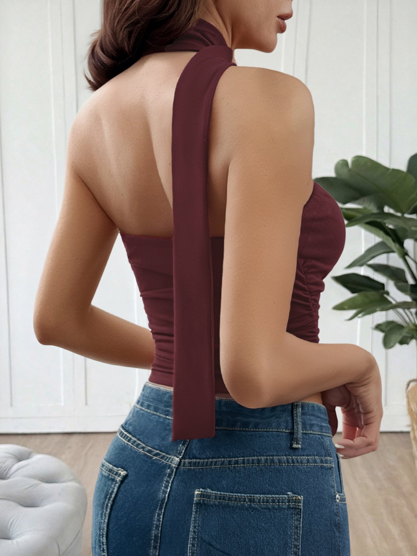 Women Tube Tank Top Sleeveless