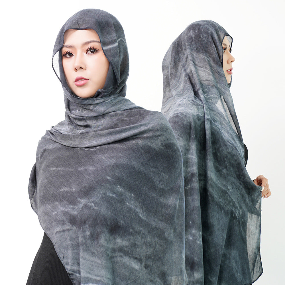 Cotton Headscarf Soft Lightweight and Breathable Daily Fashion Headscarf