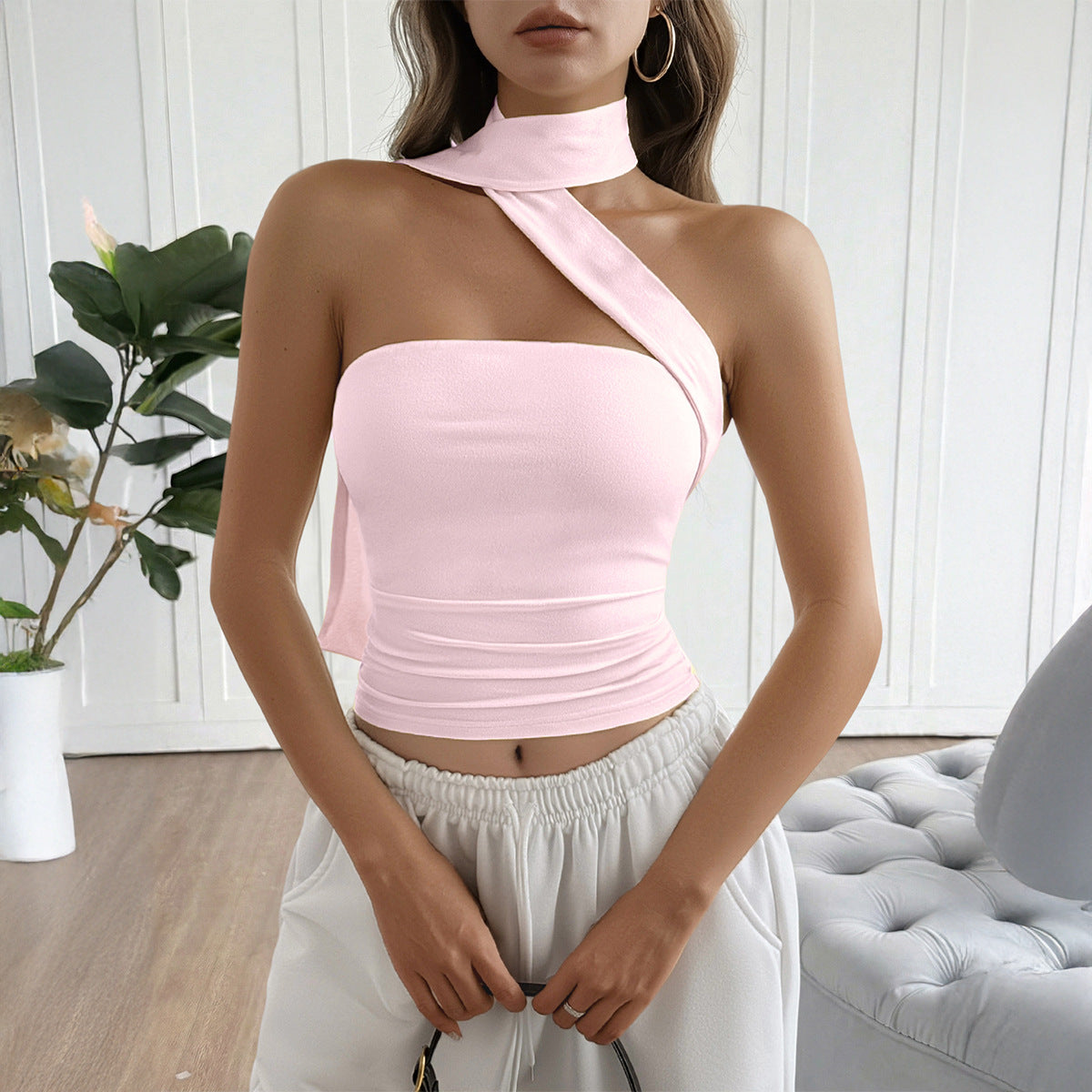 Women Tube Tank Top Sleeveless