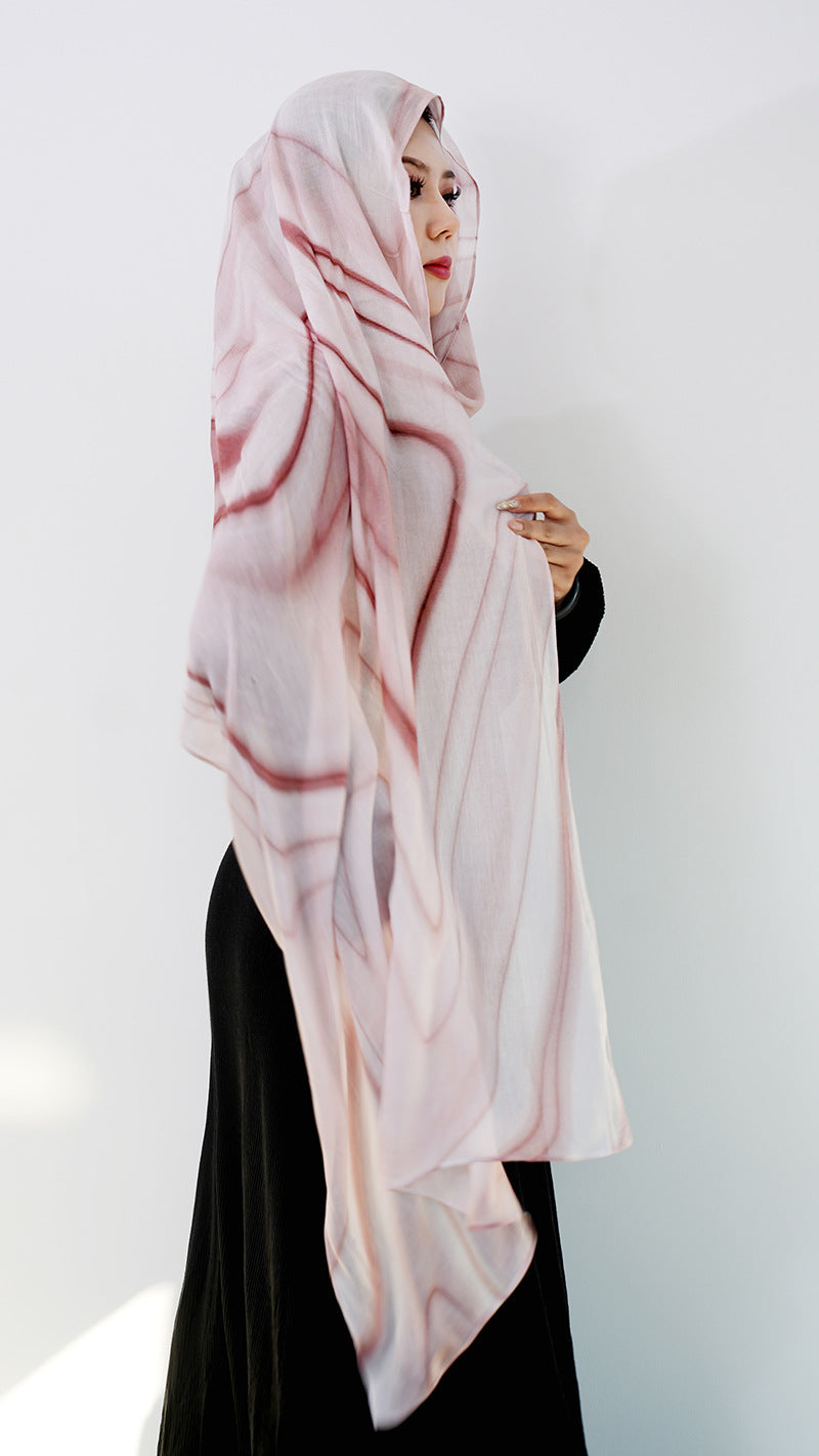 Cotton Headscarf Soft Lightweight and Breathable Daily Fashion Headscarf