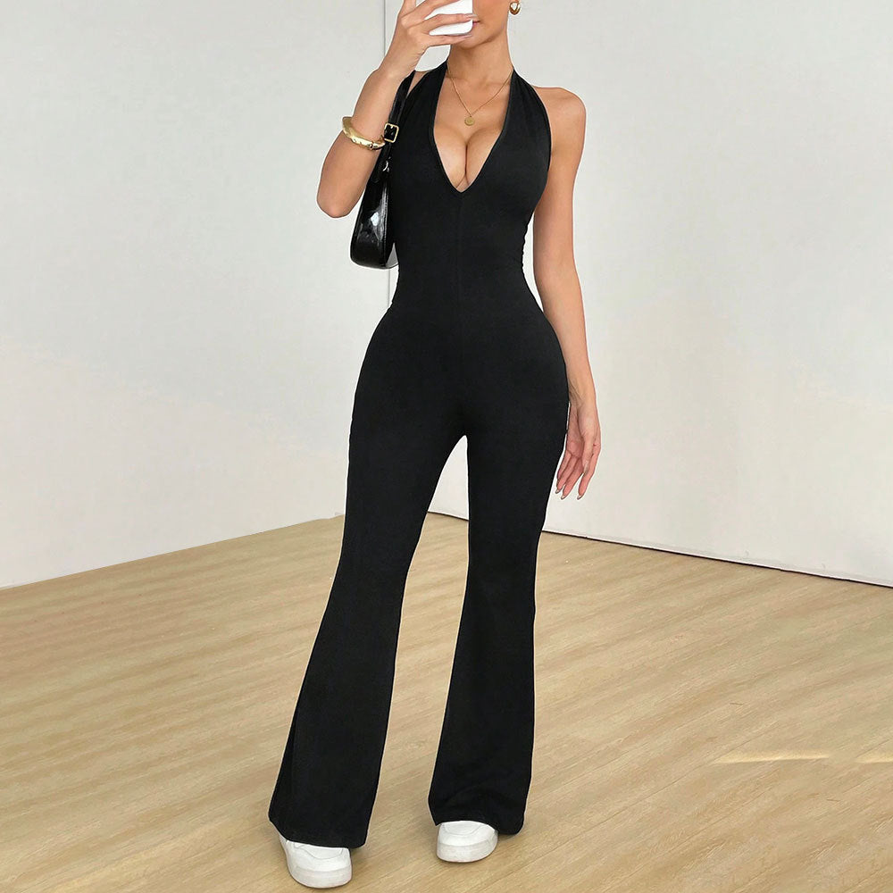 Women's Bodysuit Summer Sports Fitness Jumpsuit