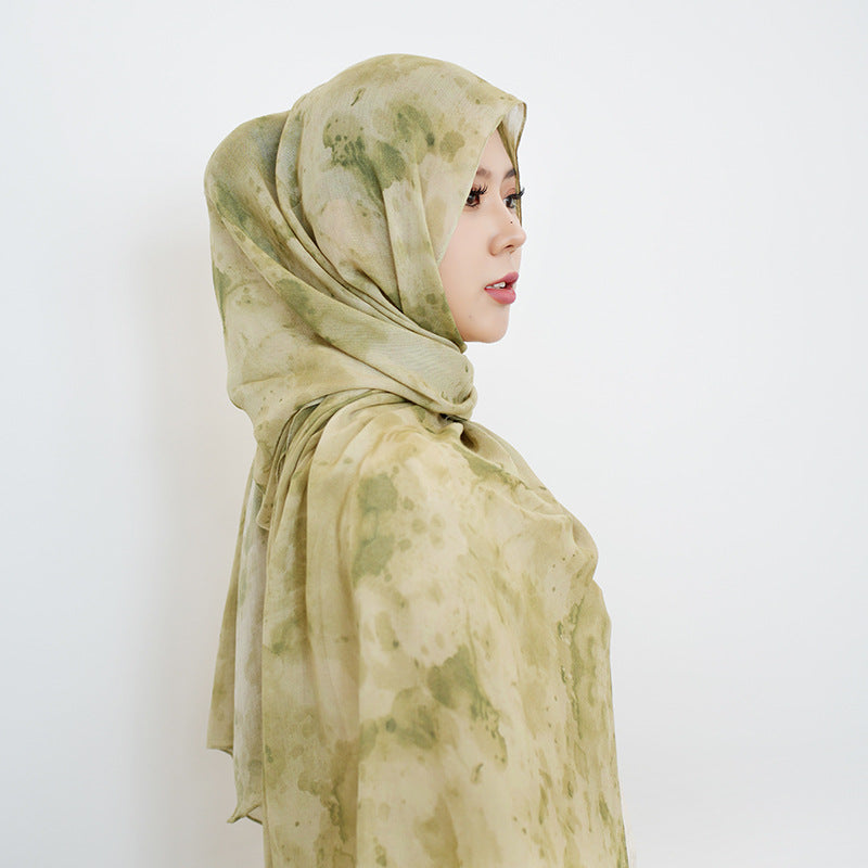 Cotton Headscarf Soft Lightweight and Breathable Daily Fashion Headscarf