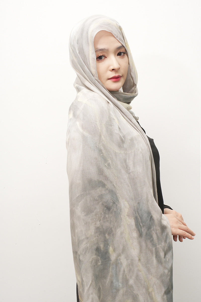 Cotton Headscarf Soft Lightweight and Breathable Daily Fashion Headscarf