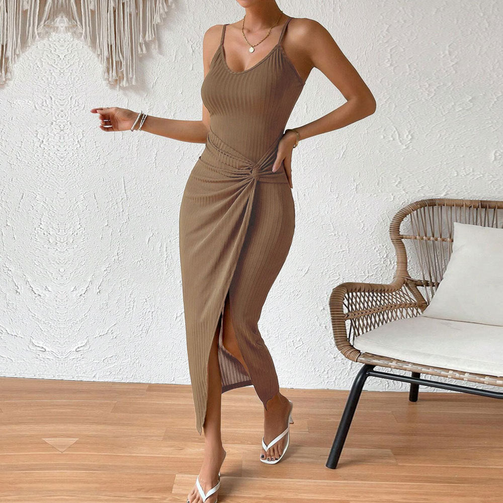 Women's Split Sexy Strap Dress