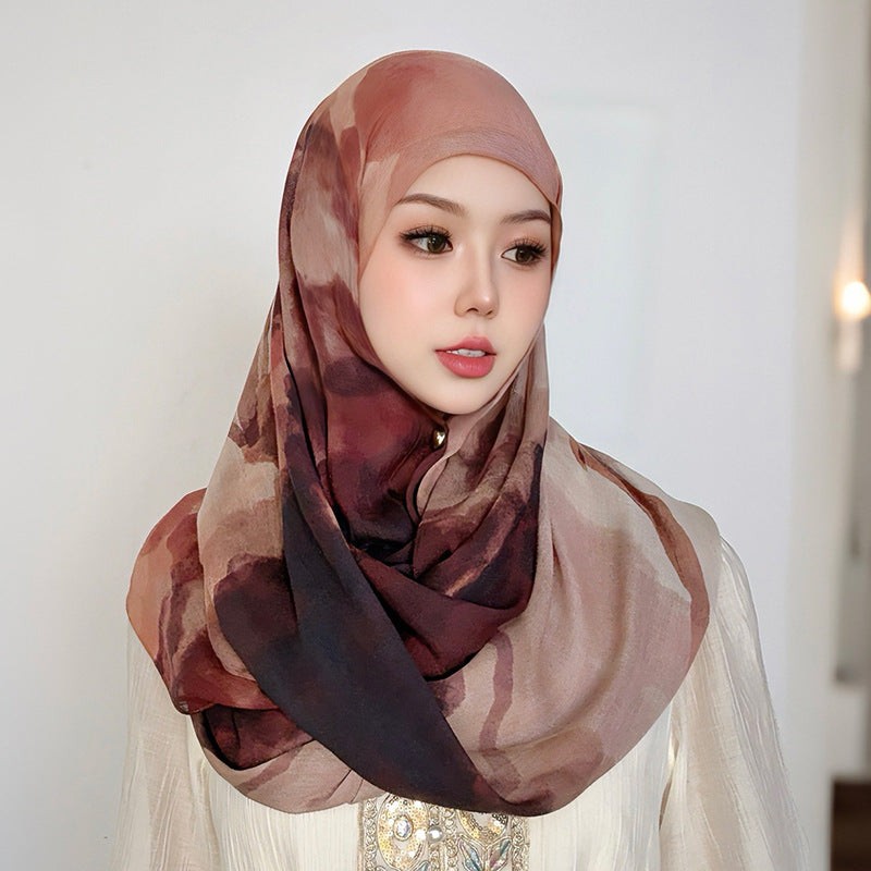 Cotton Headscarf Soft Lightweight and Breathable Daily Fashion Headscarf