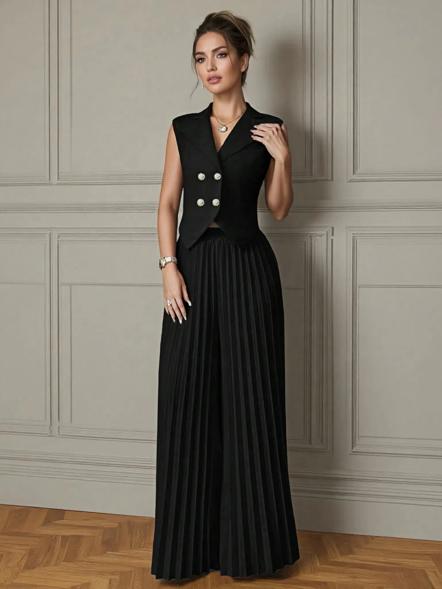 Vest Pants Two-piece Trousers Suit Women