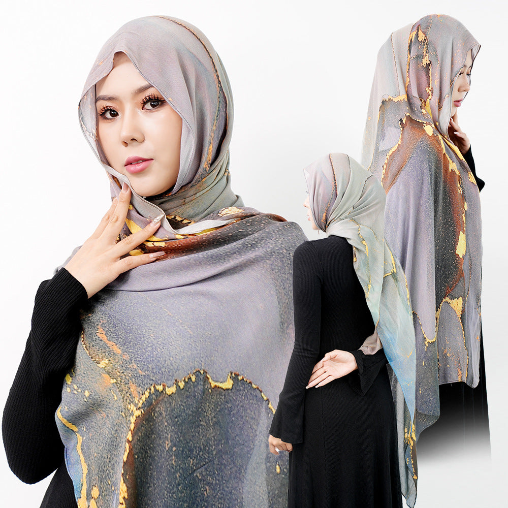 Cotton Headscarf Soft Lightweight and Breathable Daily Fashion Headscarf