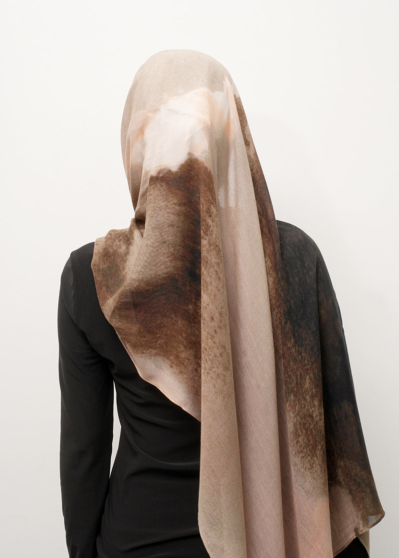 Cotton Headscarf Soft Lightweight and Breathable Daily Fashion Headscarf