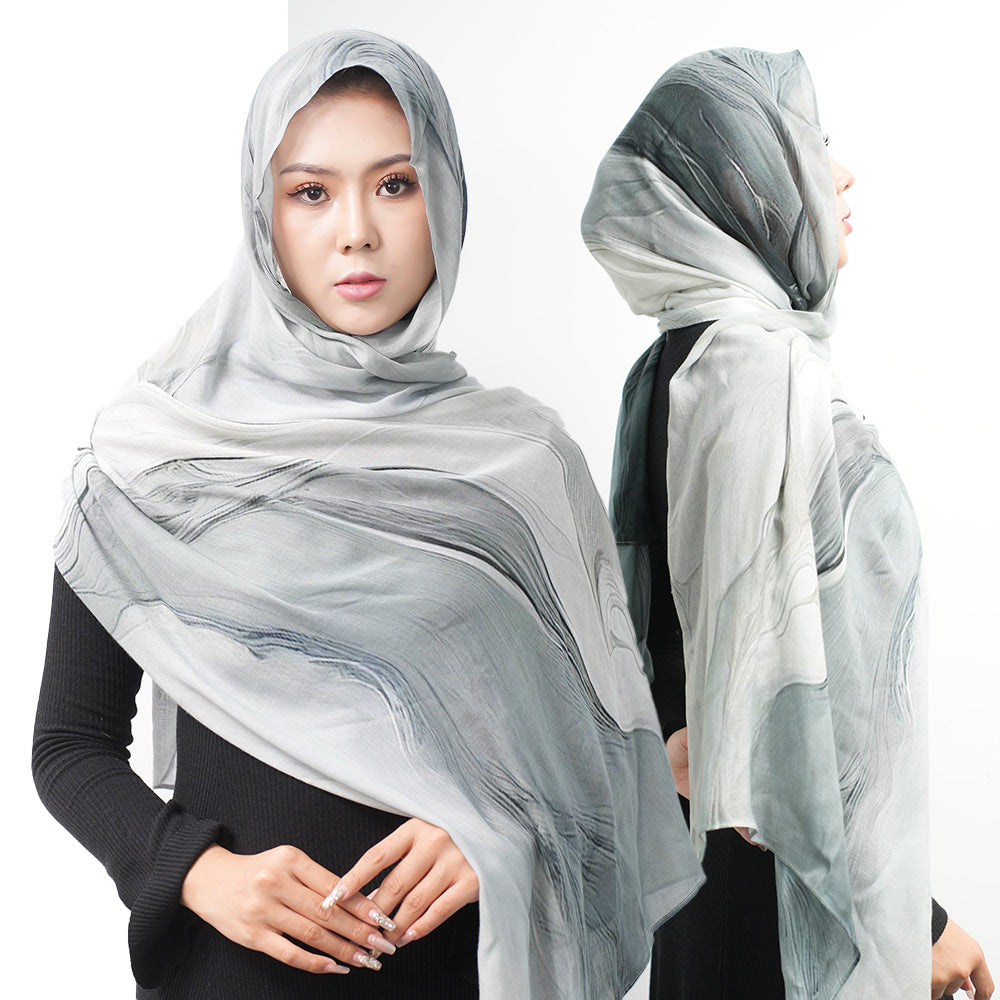 Cotton Headscarf Soft Lightweight and Breathable Daily Fashion Headscarf