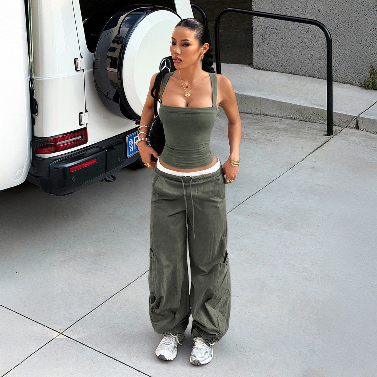 Women Y2K Sling Tube Top Women's Top