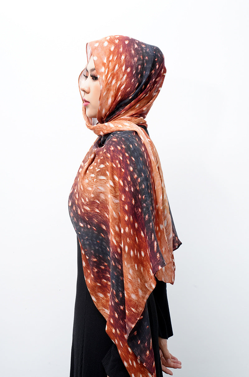 Cotton Headscarf Soft Lightweight and Breathable Daily Fashion Headscarf