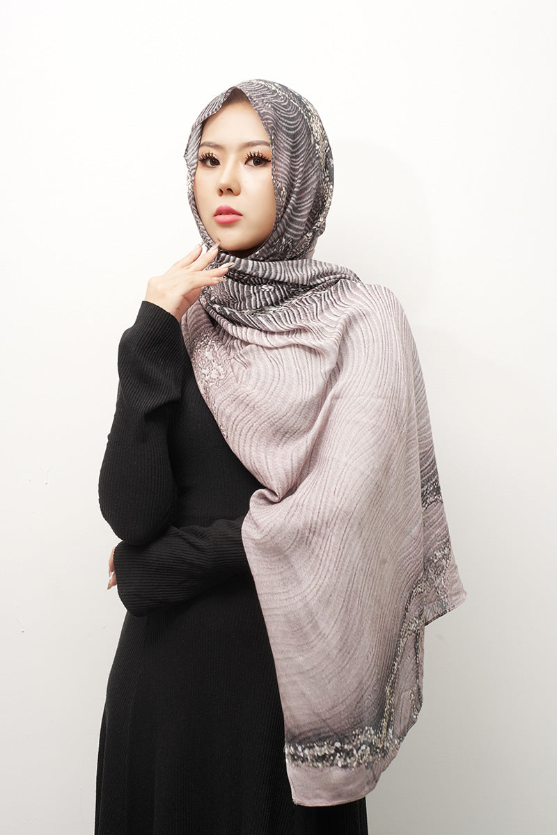 Cotton Headscarf Soft Lightweight and Breathable Daily Fashion Headscarf