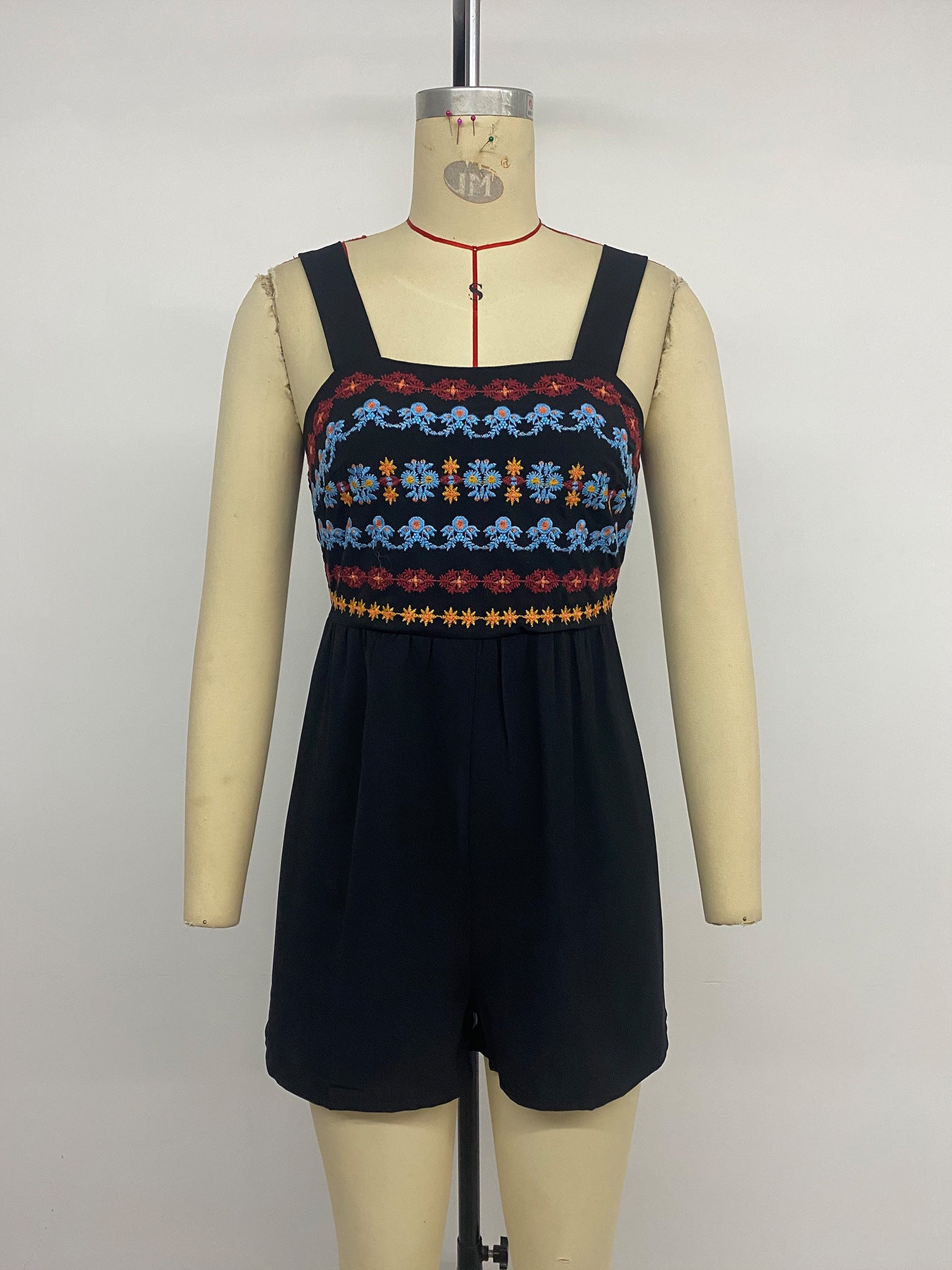 Sleeveless Jumpsuit Shorts Suspender Jumpsuit