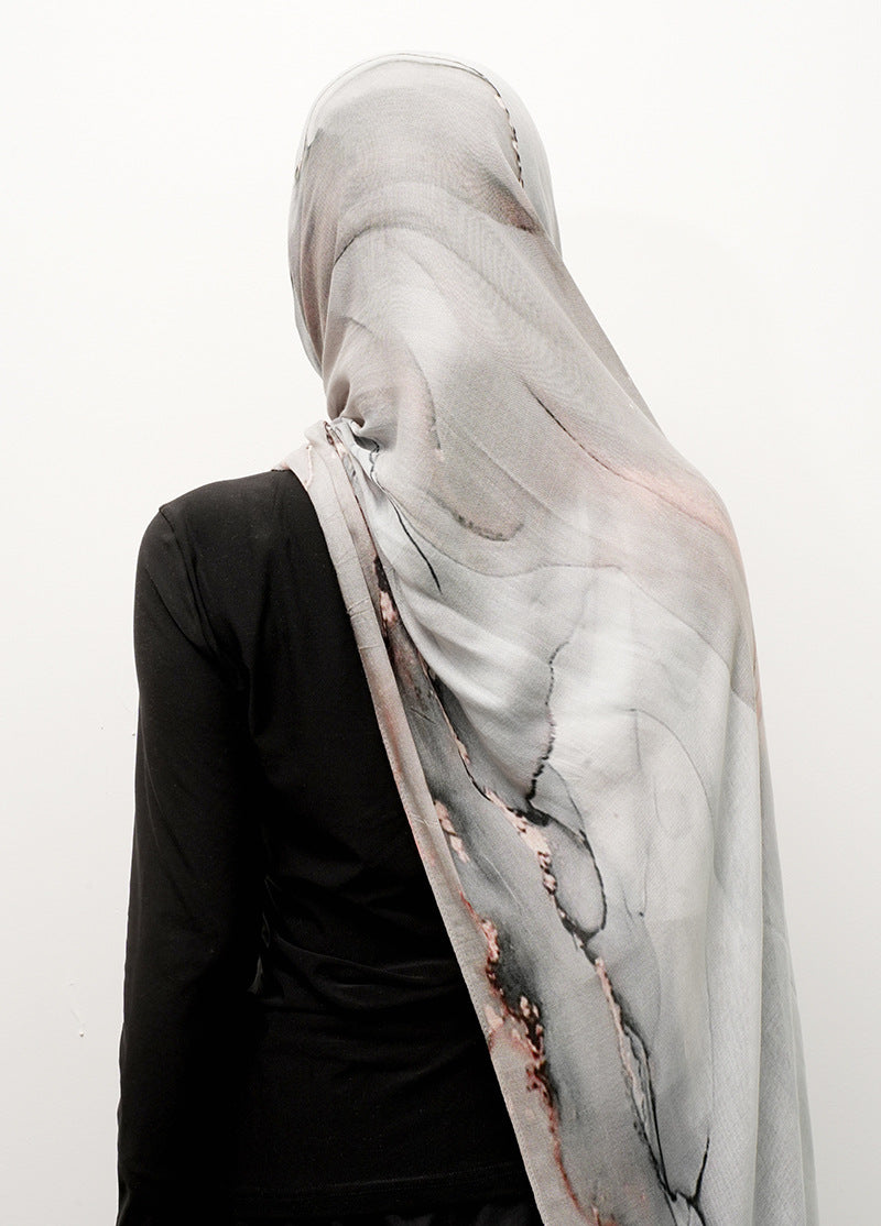 Cotton Headscarf Soft Lightweight and Breathable Daily Fashion Headscarf