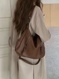 Women Vintage Tote Underarm Bag Crossbody Bag