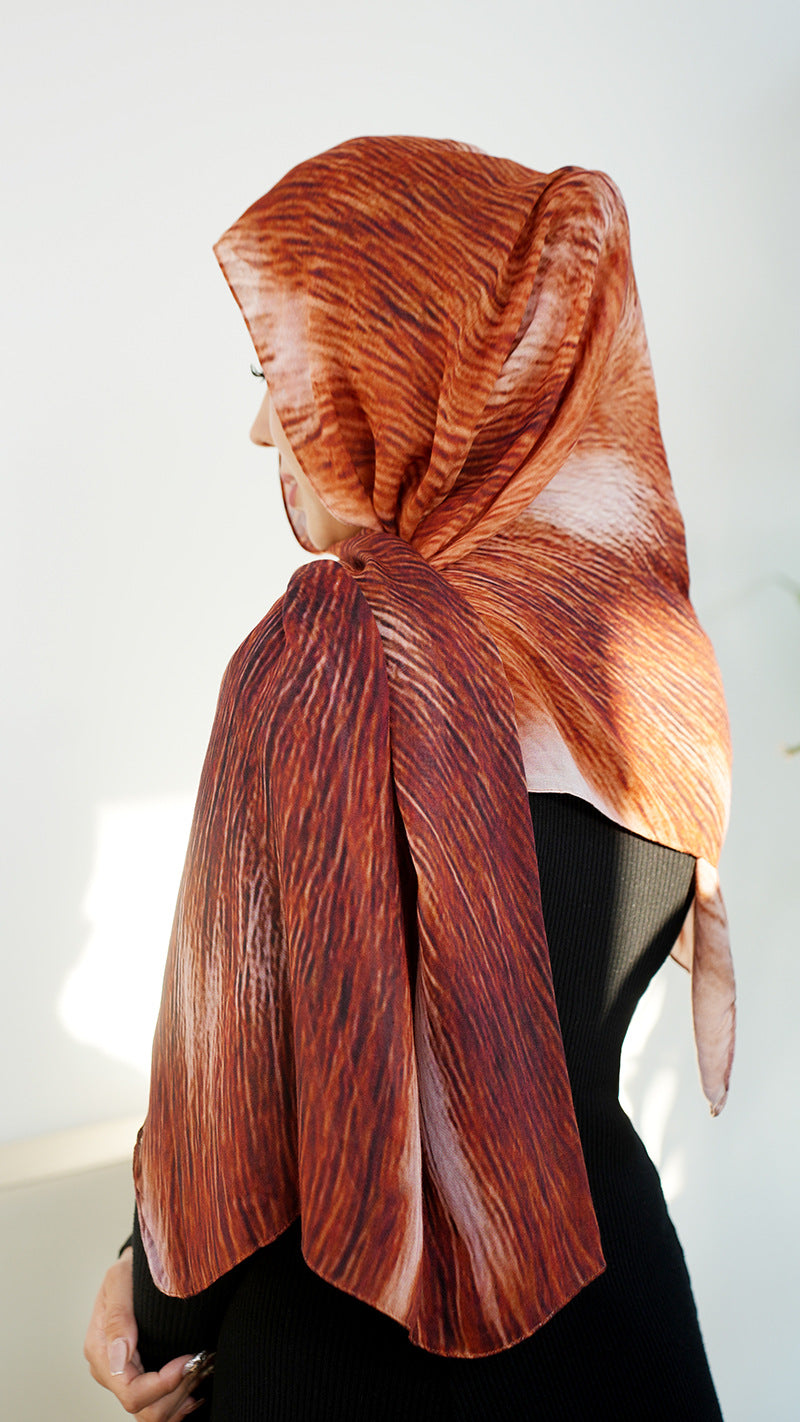 Cotton Headscarf Soft Lightweight and Breathable Daily Fashion Headscarf