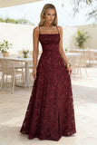Women's Burgundy Sexy Camisole Dress