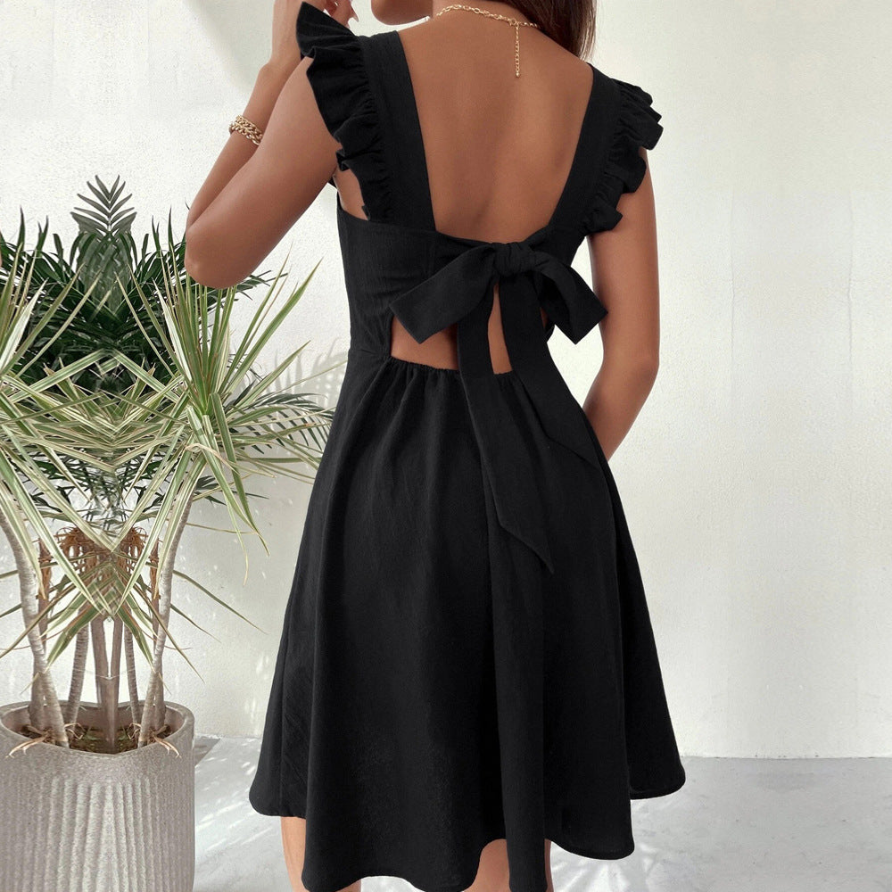 Women's Suspender Short Vacation Beach Dress