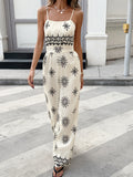 Women's Jumpsuit Printed Wide Leg Jumpsuit