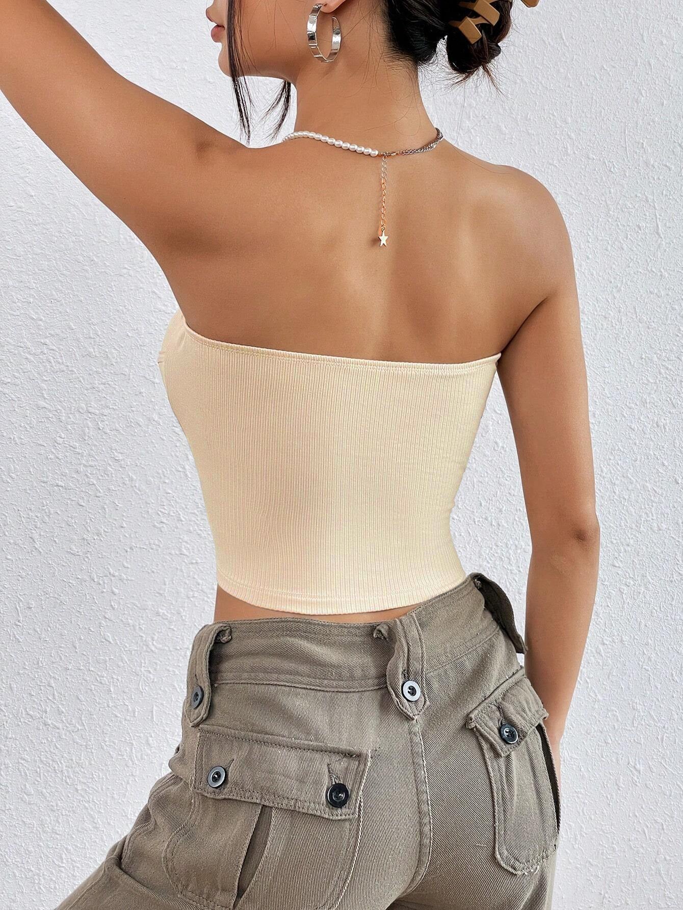 Women's Summer Sexy Knitted Tube Top