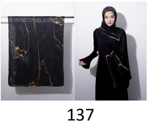 Cotton Headscarf Soft Lightweight and Breathable Daily Fashion Headscarf