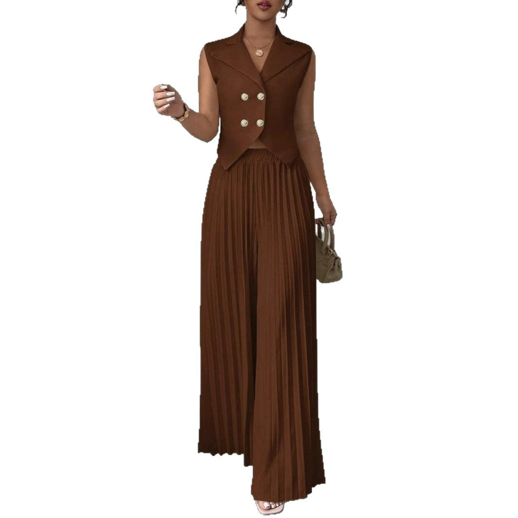 Vest Pants Two-piece Trousers Suit Women