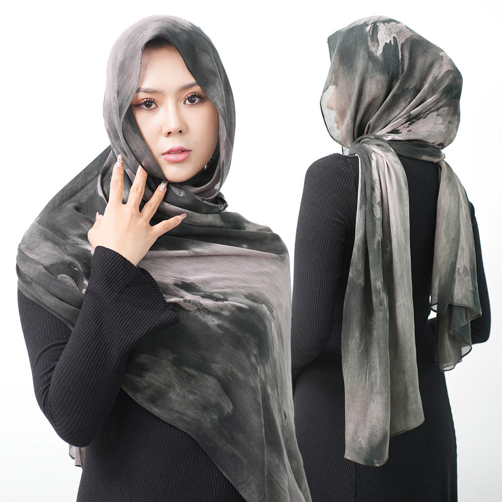 Cotton Headscarf Soft Lightweight and Breathable Daily Fashion Headscarf