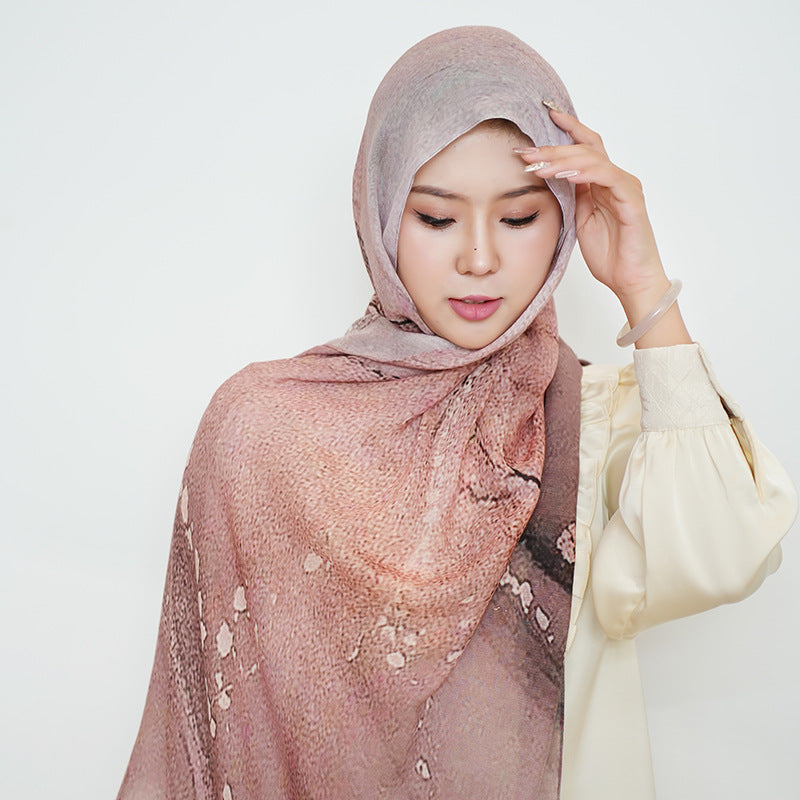 Cotton Headscarf Soft Lightweight and Breathable Daily Fashion Headscarf